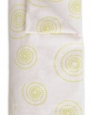 Brica Fold N' Go Bassinet Standard Fitted Sheet, White/Green