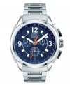 A classic chronograph with sporty accents from esQ Movado's Excel watch collection.