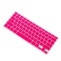 IVEA Pink Keyboard Silicone Cover Skin for New Aluminum Unibody Macbook Pro 13, 15, 17 inches - FIT ALL