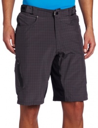 Zoic Men's Ether Plaid Mountain Bike Shorts with RPL Liner