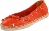 Lauren Ralph Lauren Women's Adeana Closed-Toe Espadrille,Tangerine,8 M US