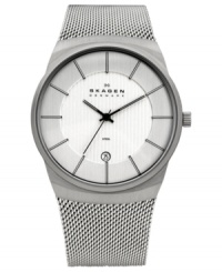 Skagen Denmark's signature mesh bracelet makes this watch perfect for distinguished looks.