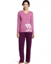 Hue Sleepwear Women's Graphic Cheers Sleepwear Set