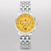 MICHELE Sport Sail Large Yellow Dial Stainless Steel Bracelet