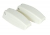 Camco 44173 RV Polar White Baggage Door Catch - Pack of 2