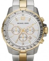 Michael Kors Quartz Grayson Chronograph White Dial Men's Watch MK8185