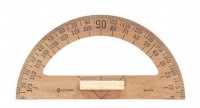 Westcott School Wooden Chalkboard Protractor With Sure Grip Handles, 15 1/2