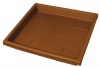 Akro-Mils SRO15500E21 Accent Planter Tray, Chocolate, 15.5-Inch