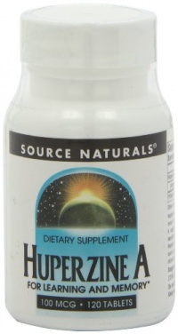 Source Naturals Huperzine A, 100mcg, 120 Tablets