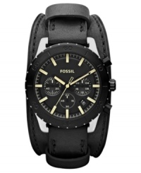 Double down on style and comfort with this Keaton collection watch from Fossil.