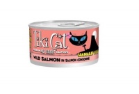 TIKI Cat Hanalei Luau Wild Salmon in Salmon Consomme (Pack of 12 2.8-Ounce Cans)