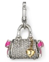 Bag is totally it! This Juicy Couture charm is serious arm candy, cast in plated metal with signature Daydreamer details.