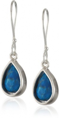 Dogeared Jewels and Gifts Healing Gems Sterling Silver Turquoise Teardrop Earrings