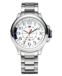 The classic styling of this Tommy Hilfiger watch shines with pristine attention-to-detail.