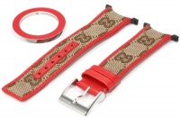 Gucci YFA50037 U-play Kit Interchangeable Red Leather Watch Case