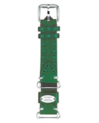 Fendi Selleria Emerald Green Leather Watch Strap