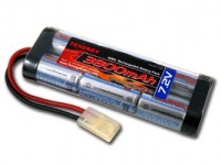 7.2V Tenergy 3800mAh Flat NiMH High Power (38A Drain Rate) Battery Pack with Tamiya connector for RC Cars and Sumo Robots