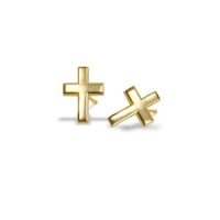 Alex Woo Mini Additions Cross Stud Earrings