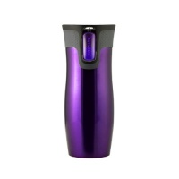 Contigo AUTOSEAL Stainless Steel Vacuum Insulated Tumbler, 16 Ounces, Purple