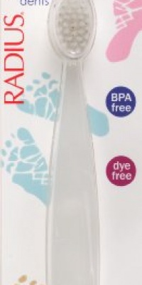 Radius Pure Baby Toothbrush, 6- 18 months, BPA Free, Ultra Soft (3 Pack)