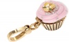 Juicy Couture Charm Pink Frosting Cupcake Gold Locket Charm Opens YJRU3310