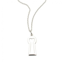 Kissika Sterling Silver Keyhole Necklace