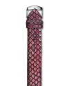 Switch up your Philip Stein style with this sleek, elegant snake strap.