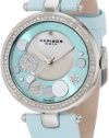 Akribos XXIV Women's AKR434BU Impeccable Quartz Diamond Sunray Mother-Of-Pearl Light Blue Dial Watch