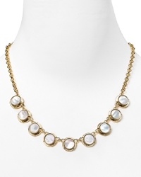 This stately bib necklace from kate spade new york seems made for a transatlantic journey on an luxury ocean liner.