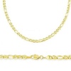 Solid 14k Yellow Gold Gucci Figarucci Chain Necklace 2.6mm 18