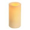 Inglow CG54600CR00 Flameless Round 6-Inch Pillar Candle, Cream