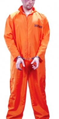 Fun World Costumes Men's Mens Got Busted Penitentiary