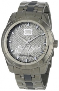 Marc Ecko Men's E14542G1 The Daily Gun-Metal-Plated Steel Bracelet Watch