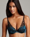 With alluring lace overlay, this chic Chantelle push-up bra offers supreme lift and luxe style. Style #1931.