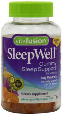 Vitafusion Sleep Well Gummy Sleep Support, 60 Count (Pack of 2)