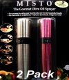 Misto The Gourment Olive Oil Sprayer 2-Pack Silver & Purple