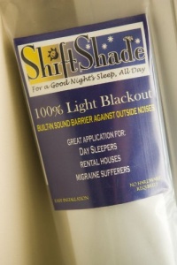 Shift Shade Total Blackout Window Covering Fits Windows up to 38 Inches Wide By 72 Inches Tall