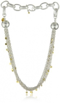 GURHAN Delight Silver with High Karat Gold Accents Chain Necklace