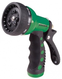 Dramm 12704 Revolver 9-Pattern Premium Garden Hose Nozzle, Green