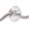 Faceted Glass Bead Fits Pandora Crystal 14mm (1)