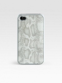 An exotic snake-print style that snaps over your iPhone® for a stylish cover.Resin2½W X 4¾H X ½DImportedPlease note: iPhone® not included.