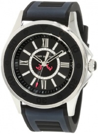 Juicy Couture Women's 1900875 Rich Girl Black Jelly Strap Watch