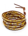 Chan Luu Five Wrap Yellow Fire Agate Bracelet