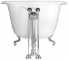 Elizabethan Classics ECSOSLCP Model SOSL Single Offset Bath Supplies, Chrome