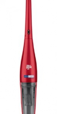 Dirt Devil Accucharge 15.6 Volt Cordless Bagless Stick Vac with ENERGY STAR Battery Charger, BD20035RED