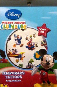 Mickey's Clubhouse Temporary Tattoo Book Party Accessory