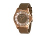 Marc by Marc Jacobs Henry Brown Cut-out Dial Rose Gold Ion-plated Ladies Watch MBM1245