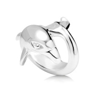 Chuvora Sterling Silver Dolphin Bead Charm Fits Pandora Bracelet