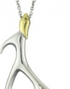 Elizabeth and James Antler Silver and Gold-Plated Pendant Necklace, 28-30