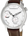 Emporio Armani Men's AR4644 Meccanico Silver Dial Watch